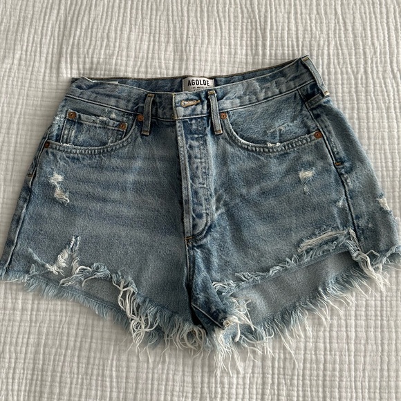 AGOLDE - Park Vintage Cut Off Shorts - Picture 6 of 7